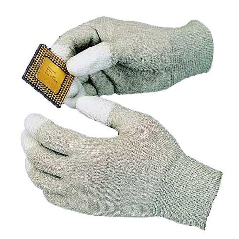 Антистатичні рукавиці з поліуретановими пальцями Goot WG 3S