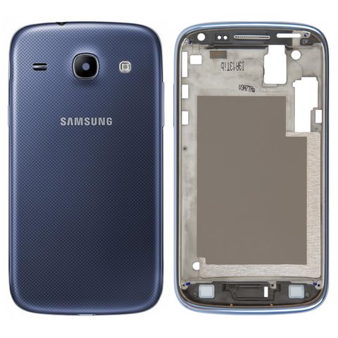 Корпус для Samsung I8260 Galaxy Core, I8262 Galaxy Core, синій