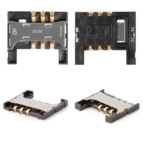 Коннектор SIM карты для Samsung I9100 Galaxy S2, I9103 Galaxy R, I9105 Galaxy S2 Plus