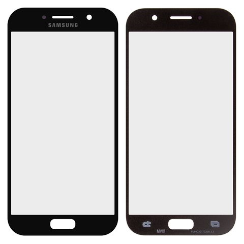 Скло корпуса для Samsung A520F Galaxy A5 2017 , чорне