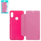 Чохол Nillkin Sparkle laser case для Xiaomi Redmi Note 6 Pro, рожевий, книжка, пластик, PU шкіра, M1806E7TG, M1806E7TH, M1806E7TI, #6902048167728