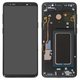 Дисплей для Samsung G965 Galaxy S9 Plus, чорний, з рамкою, Оригінал (переклеєне скло), midnight black