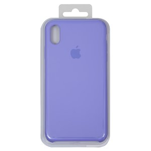 Чехол для iPhone XS Max, фиолетовый, Original Soft Case, силикон, elegant purple 39 