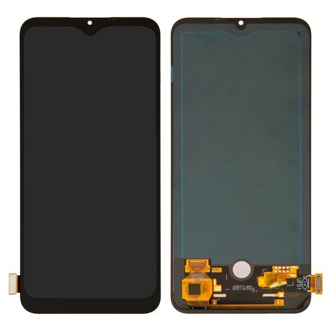 Дисплей для Xiaomi Mi 10 Lite, черный, без рамки, High Copy, с широким ободком, OLED , M2002J9G