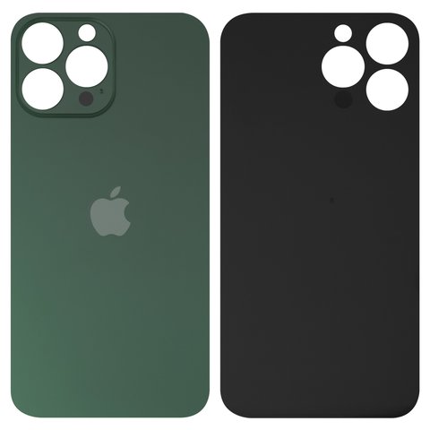 Задняя панель корпуса для iPhone 13 Pro Max, зеленая, нужно снять стекло камеры, alpine Green, small hole