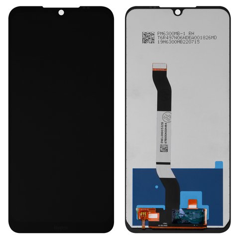 Дисплей для Xiaomi Redmi Note 8T, чорний, Лого Redmi, без рамки, Сopy, In Cell, M1908C3XG