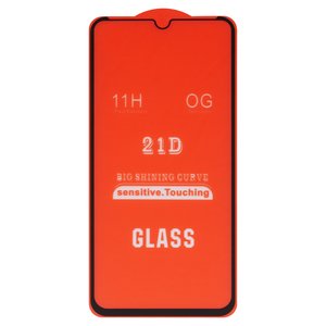 Защитное стекло для Huawei Honor 7C Pro 5,99", Y7 2018 , совместимо с чехлом, Full Glue, без упаковки , черный, cлой клея нанесен по всей поверхности