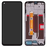 Дисплей для Oppo A54 5G, A74 5G, A93 5G, черный, с рамкой, Original (PRC), CPH2195, OPG02, CPH2197, CPH2263, PCGM00, PEHM00, PEHT00
