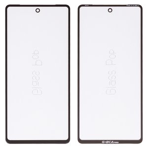 Скло корпуса G+OCA PRO для Google Pixel 7, з ОСА плівкою, чорне