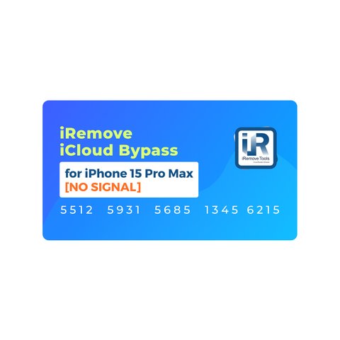 iRemove iCloud Bypass для iPhone 15 Pro Max [NO SIGNAL]