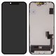 Дисплей для iPhone 14, черный, с рамкой, High Copy, (OLED), GX OEM hard