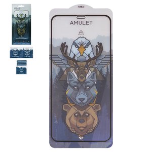Защитное стекло iNobi Amulet для Apple iPhone 11 Pro Max, iPhone XS Max, Full Glue, Anti Static, черный