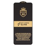Защитное стекло ESD 6D для Realme C67 4G, C71; Vivo Y31 5G (2025); Motorola Moto G05, Moto G17; Oppo A5, совместимо с чехлом, Full Glue, Anti-Static, (без упаковки), черный