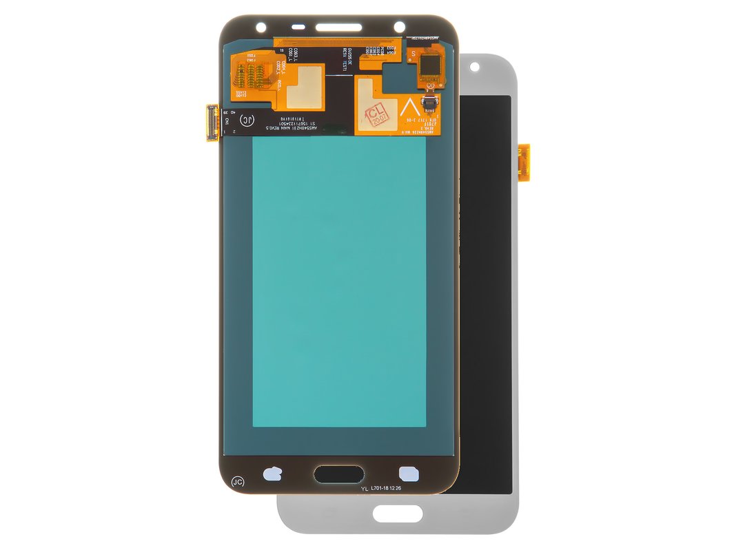 Pantalla LCD puede usarse con Samsung J701 Galaxy J7 Neo, plateado, sin  marco, High Copy, (OLED) - All Spares