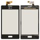 Touchscreen compatible with LG E610 Optimus L5, E612 Optimus L5, (black)