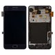 LCD compatible with Samsung I9105 Galaxy S2 Plus, (dark blue, with frame, Original (PRC))