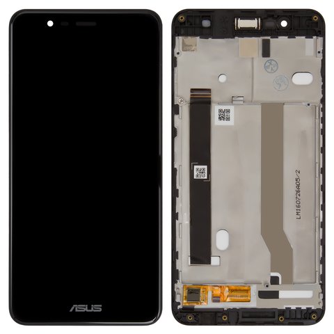 LCD compatible with Asus Zenfone 3 Max ZC520TL  5,2", black, with frame 
