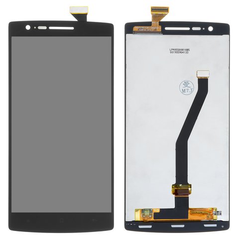 LCD compatible with OnePlus One, black 