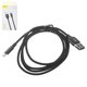 Cable USB Baseus Yiven, USB tipo-A, micro USB tipo-B, 100 cm, 2 A, negro, #CAMYW-A01