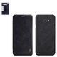 Case Nillkin Qin leather case compatible with Samsung J410 Galaxy J4 Core, J410F Galaxy J4 Core, (black, flip, PU leather, plastic) #6902048169777
