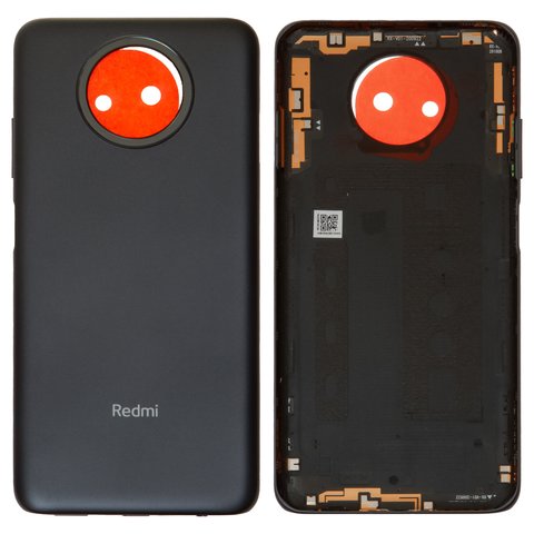 Housing Back Cover compatible with Xiaomi Redmi Note 9T, black 