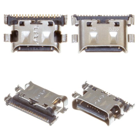 Conector de carga puede usarse con Huawei P Smart Z, Y9 Prime 2019 , 18 pin, USB tipo C
