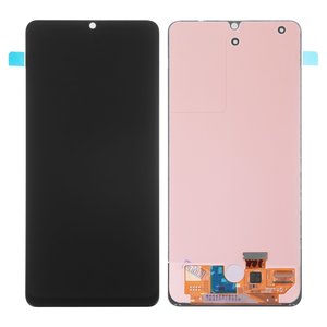 Pantalla LCD puede usarse con Samsung M325 Galaxy M32, negro, sin marco, Original PRC 