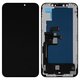 Pantalla LCD puede usarse con iPhone XS, negro, con marco, AA, (OLED), ZY OEM hard