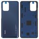 Housing Back Cover compatible with Xiaomi Redmi Note 10S, (black)