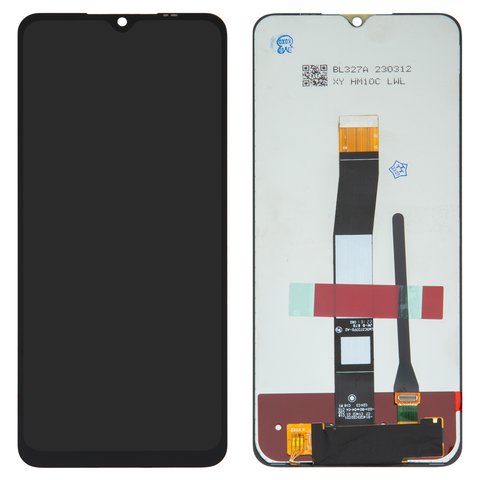 LCD compatible with Xiaomi Poco C40, Redmi 10C, black, without frame, original change glass 