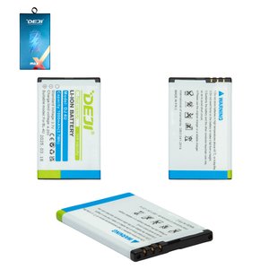 Battery Deji BL 4U compatible with Nokia 300 Asha, 5330, E75, Li ion, 3.7 V, 1000 mAh 