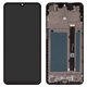 Pantalla LCD puede usarse con ZTE Blade A53 Pro, negro, con marco, Original (PRC)