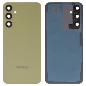 Housing Back Cover compatible with Samsung A256 Galaxy A25, yellow, with camera lens, personality yellow 