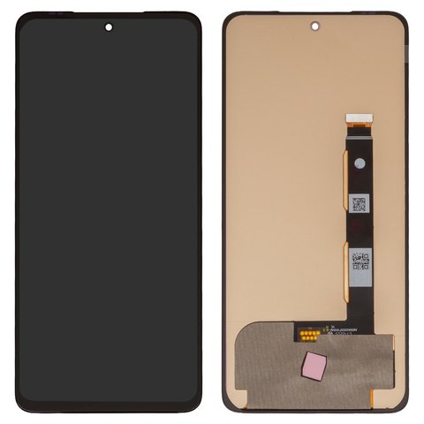 LCD compatible with Motorola Moto G52, Moto G71S, Moto G72 XT2255, Moto G82 XT2225, black, without frame, High Copy, OLED  