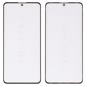 Стекло корпуса G+OCA PRO для Xiaomi Poco X6, Poco X6 Pro 5G, Redmi Note 13 Pro 5G, с OCA пленкой, черное
