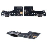 Flat Cable compatible with Xiaomi Redmi 13, (charge connector, with microphone, with components, Original (PRC), charging board)