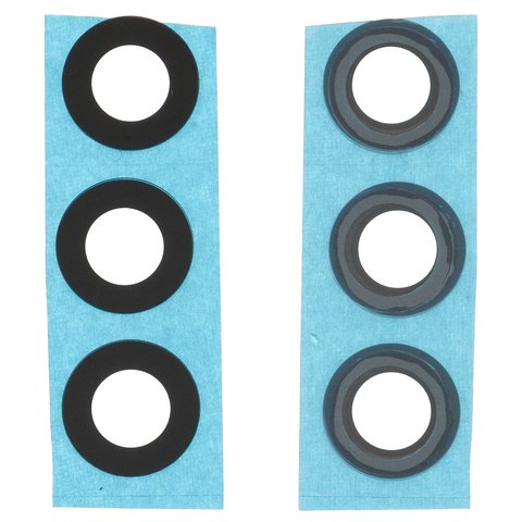 Vidrio de cámara puede usarse con Samsung A566 Galaxy A56, negro, sin marco, juego de 3 uds.