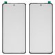 Housing Glass G+OCA PRO compatible with Infinix Zero 30 4G (X6731B), Zero 30 5G (X6731), (with OCA film, black)