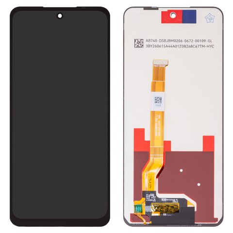 LCD compatible with Realme 12 5G RMX3999 , black, without frame, High Copy 