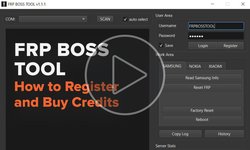 FRP Boss Tool - Как зарегистрировать аккаунт и начать пользоваться