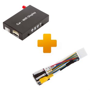 Smartphone iPhone Wi Fi Mirroring Adapter and Connection Cable Kit for Toyota Touch, Scion Bespoke