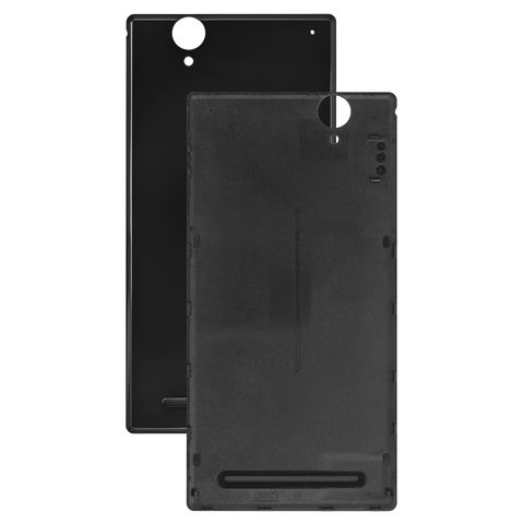 Housing Back Cover compatible with Sony D5303 Xperia T2 Ultra, D5306 Xperia T2 Ultra, D5322 Xperia T2 Ultra DS, black, Original PRC