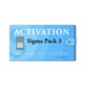 Sigma Pack 3 Activation