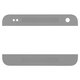 Top + Bottom Housing Panel compatible with HTC One mini 601n, (silver)