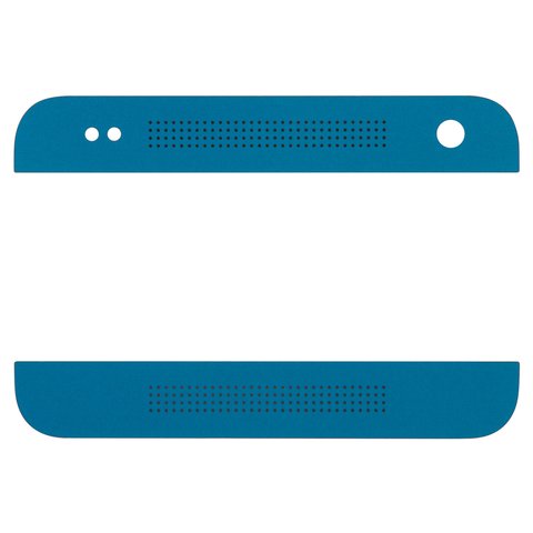 Top + Bottom Housing Panel compatible with HTC One mini 601n, dark blue 