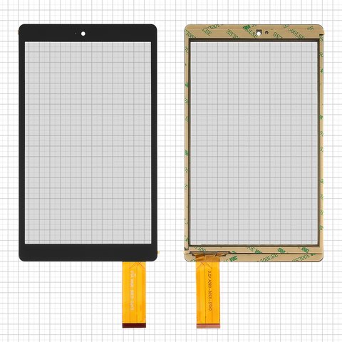 Touchscreen compatible with China Tablet PC 9"; Bravis WXi89, black, 133 mm, 45 pin, 226 mm, capacitive, 9"  #DXP2 0356 090A V2.0