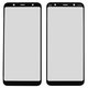 Housing Glass compatible with Samsung A605F Dual Galaxy A6+ (2018), (with OCA film, black)