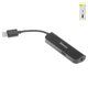 Adapter Baseus L50, (supports microphone, from Lightning to 3.5 mm 2 in 1, TRRS 3.5 mm, Lightning, black, 2 A) #CALL50-01