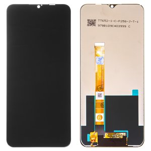 LCD compatible with Realme C3, black, without frame, Original PRC , RMX2027, RMX2020, RMX2021  #FPC HTF065H019 A0 6A01B001AJ001