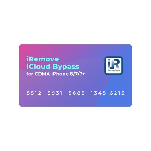 iRemove iCloud Bypass for CDMA iPhone 8 7 7P [NO SIGNAL]